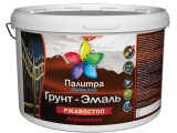 Грунт-Эмаль РЖАВОСТОП белая 1 кг Палитра Байкала