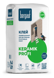 Бергауф Keramik Profi  25кг клей для плитки усиленный использ. в систему "теплый пол" (56 шт/в пал.)