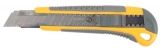 Нож  МАСТЕР с сегментированным лезвием 18мм, обрезиненный корпус  арт.0916  "Stayer"