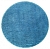 Коврик для ванной круглый из микрофибры Шенилл в рулоне d 50cм синий арт. 71451/12*
